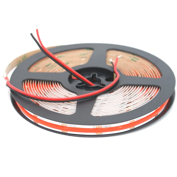 LED pásek COB 12V / 480LED / 9W / ČERVENÁ / IP20 / 8mm / PRO+